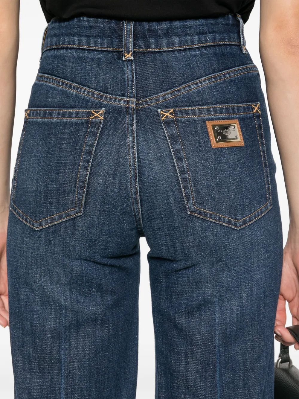 DOLCE & GABBANA Stylish Women's Cotton Trousers - SS25