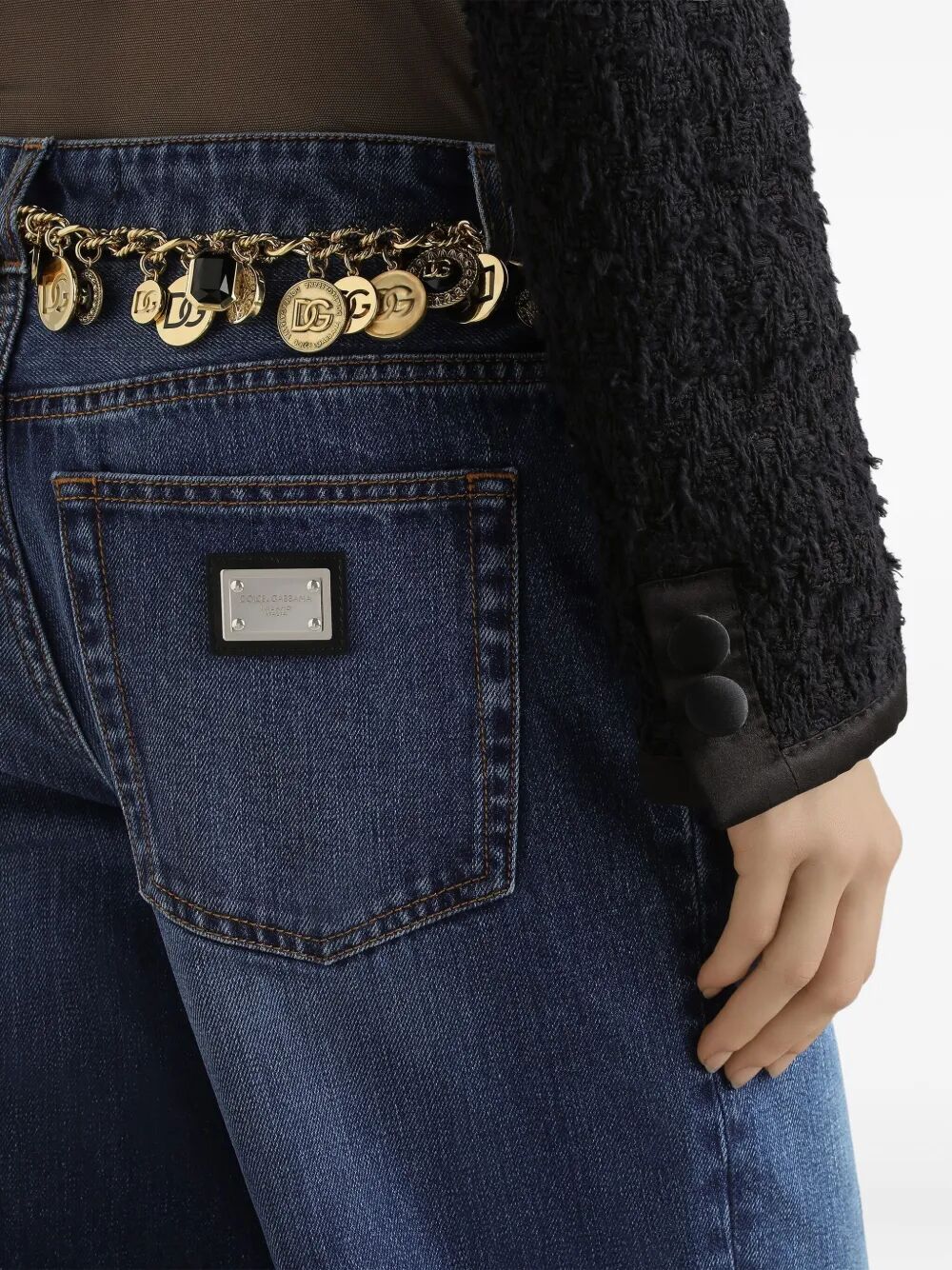 DOLCE & GABBANA Straight Leg Denim Pants