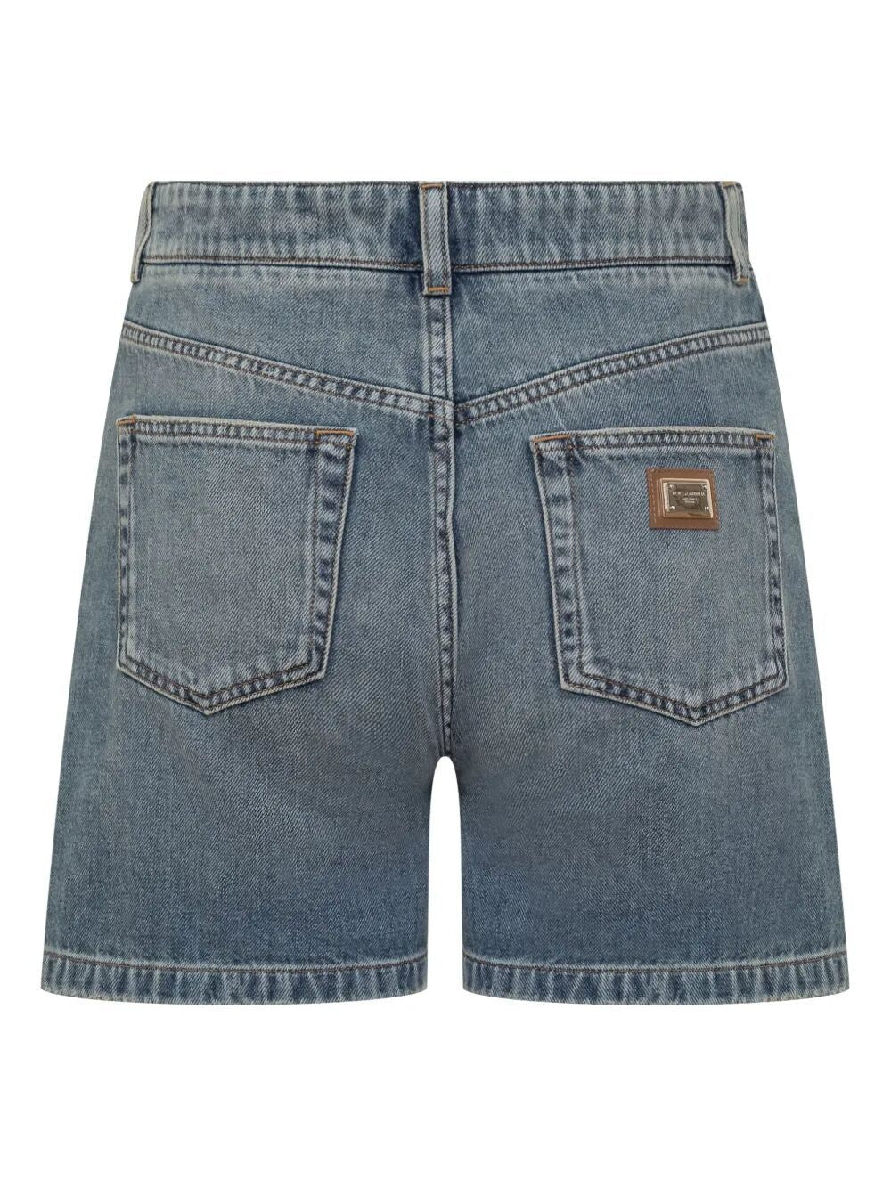 DOLCE & GABBANA Thigh-Length Denim Shorts for Women