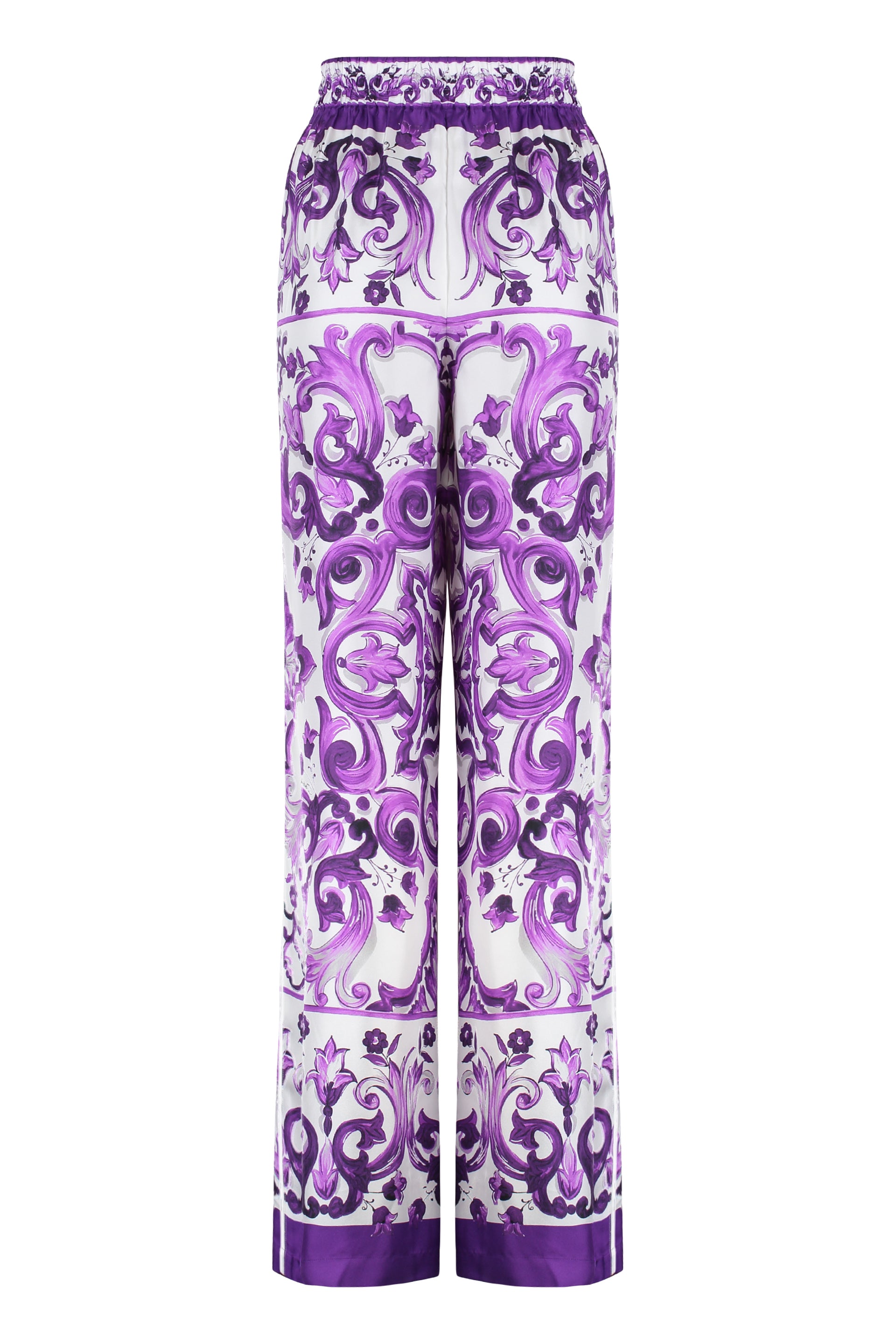 DOLCE & GABBANA Printed Twill Trousers