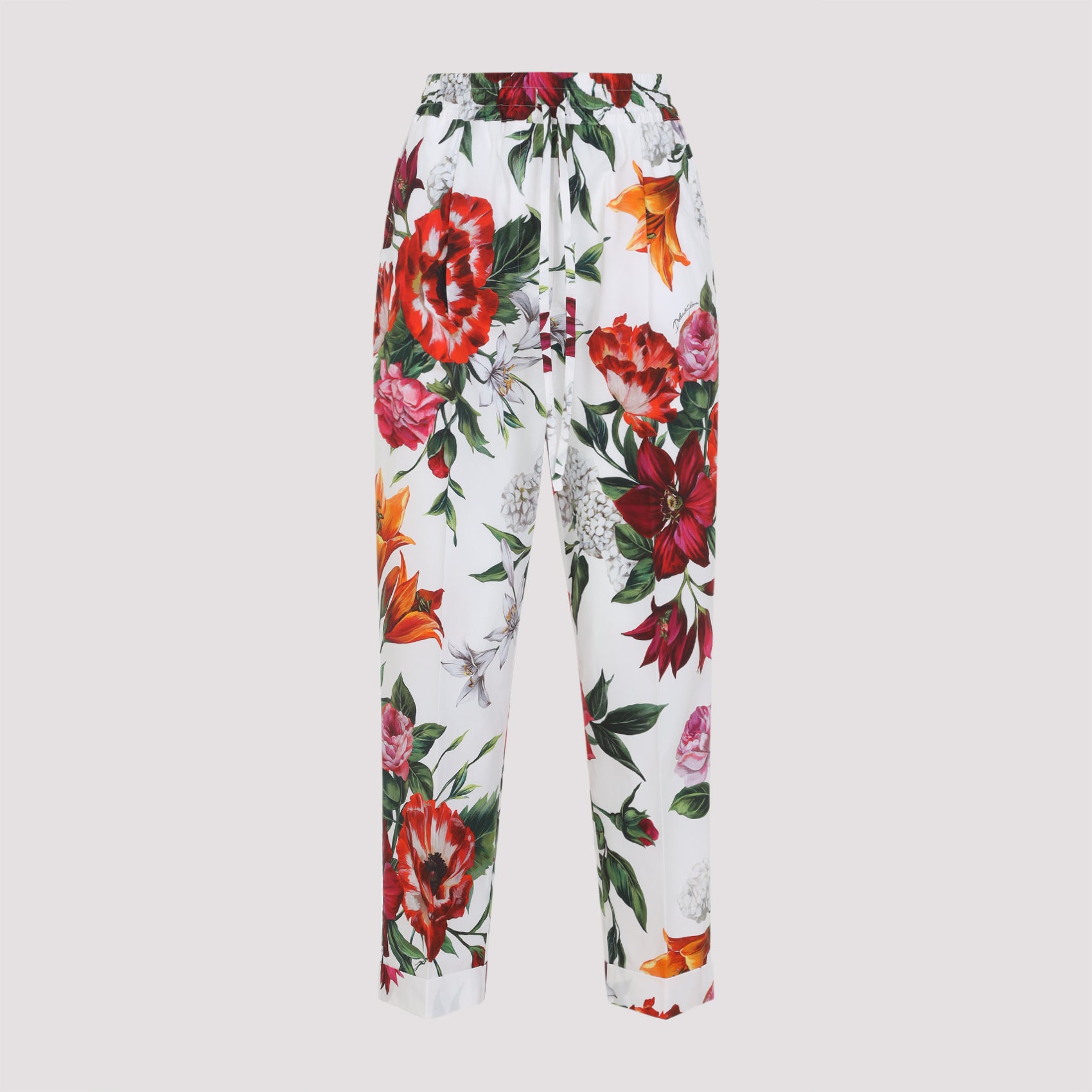 DOLCE & GABBANA Chic Women's Cotton Pants - Fall/Winter 2025