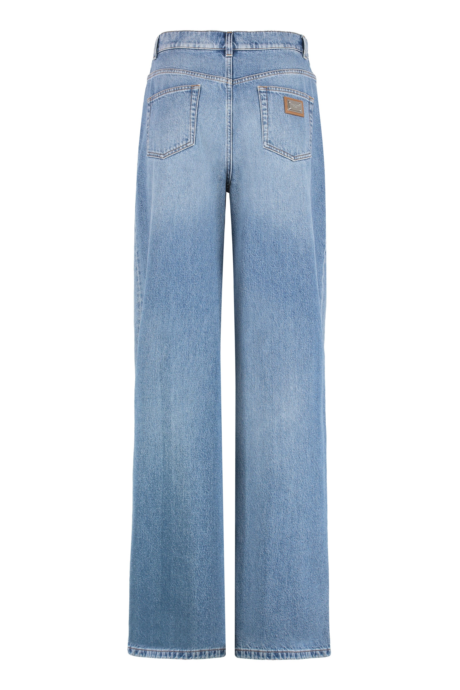 DOLCE & GABBANA Wide-Leg Jeans with 5 Pockets
