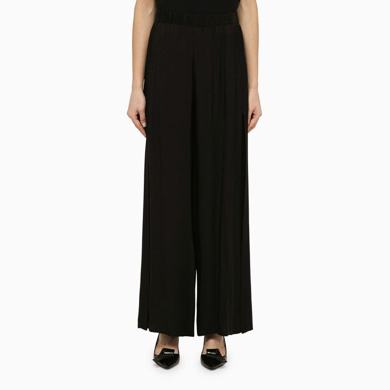 FEDERICA TOSI Chic Palazzo Trousers with Elasticated Waistband - SS24
