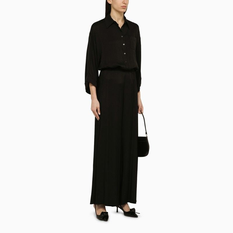 FEDERICA TOSI Chic Palazzo Trousers with Elasticated Waistband - SS24