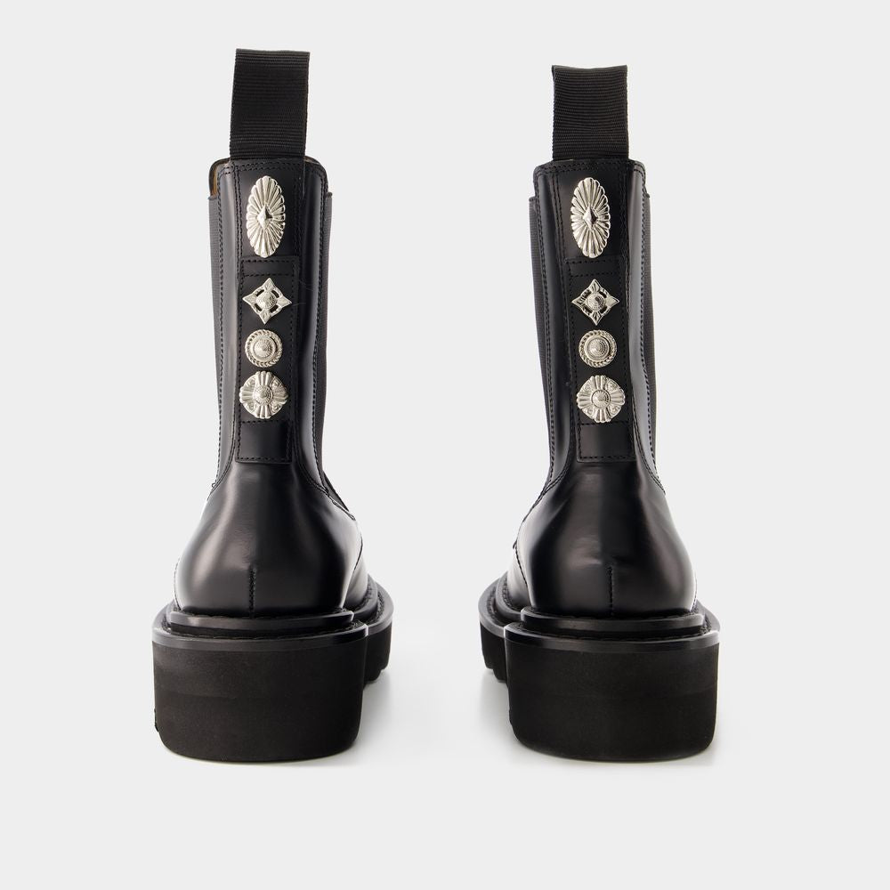 TOGA PULLA Chic Women's Mini Boots for SS24