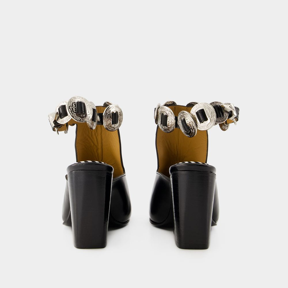 TOGA PULLA Luxury Calf Leather Boots for Women