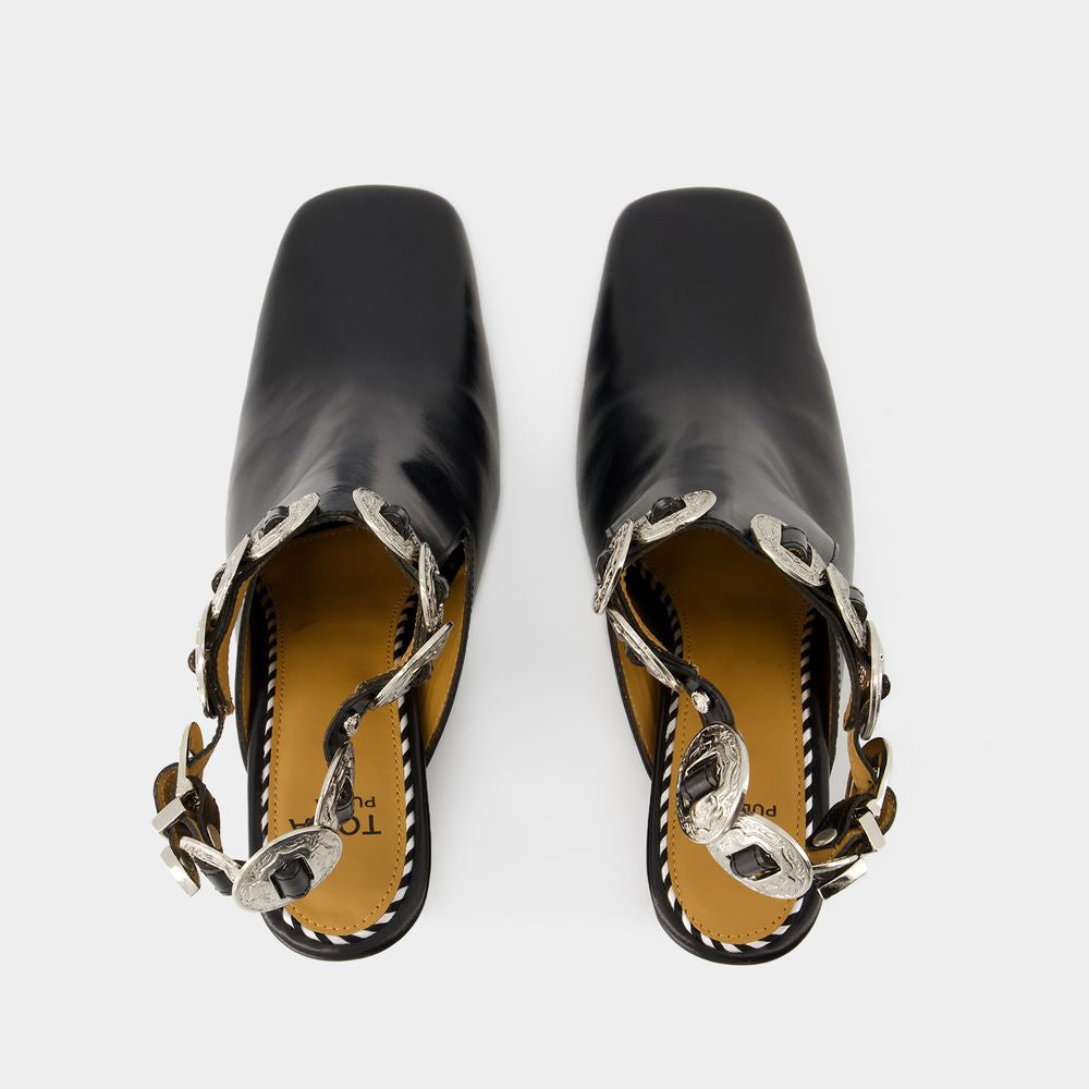 TOGA PULLA Luxury Calf Leather Boots for Women