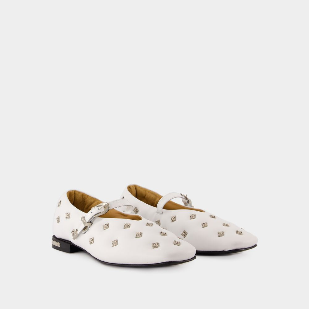 TOGA PULLA Classic Ballerina Sandals for Women