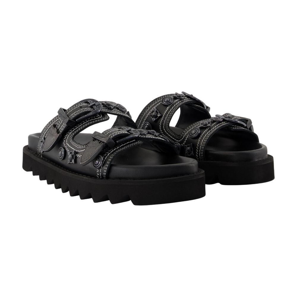 TOGA PULLA Chic Women's Leather Sandals