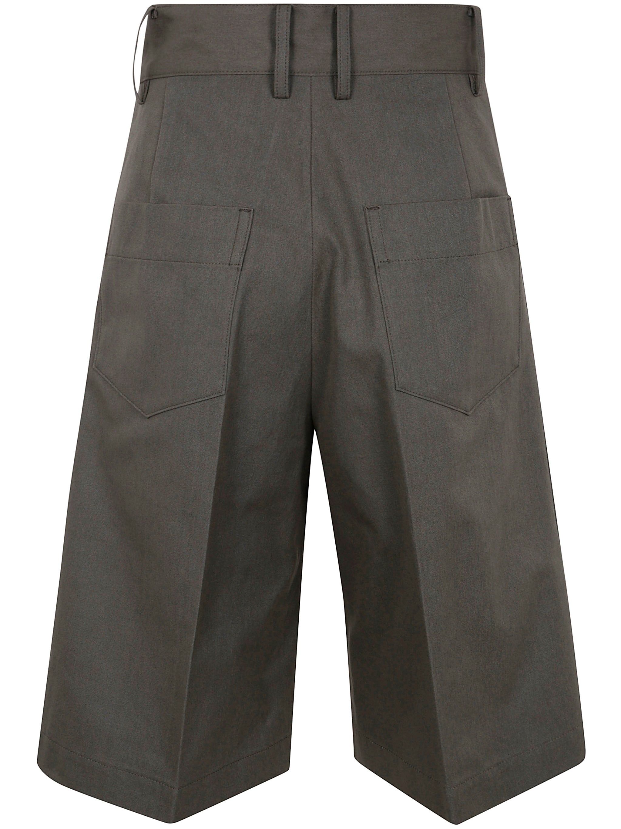 YOHJI YAMAMOTO R-4TUCK Mini Short Pants for Women