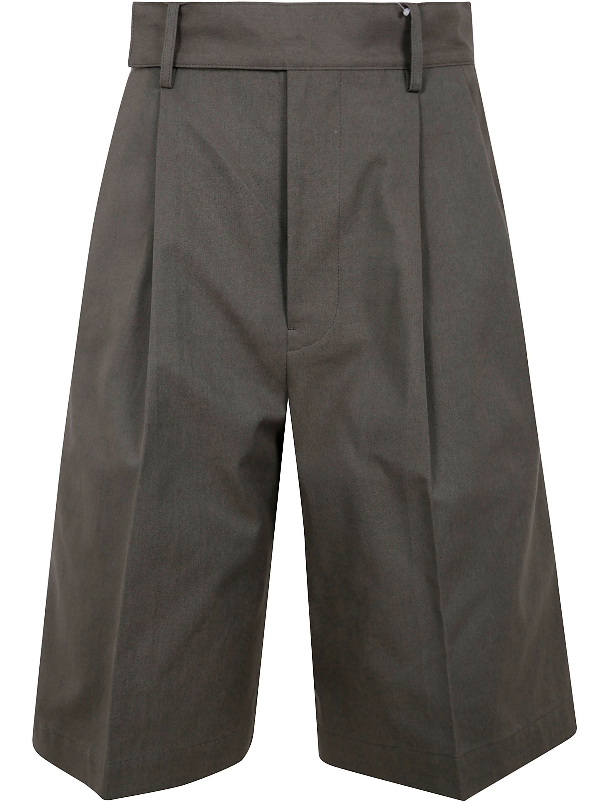 YOHJI YAMAMOTO R-4TUCK Mini Short Pants for Women