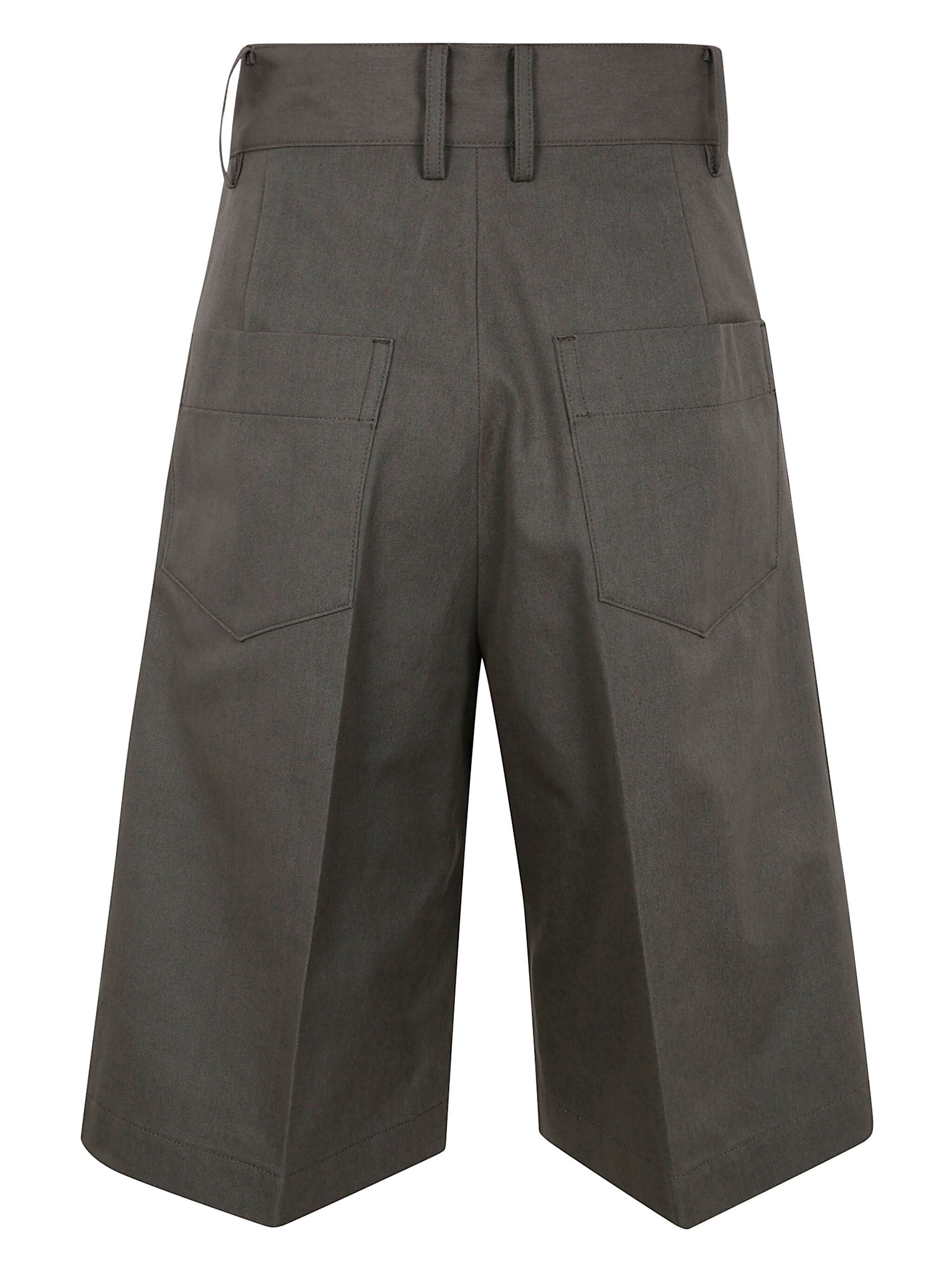 YOHJI YAMAMOTO R-4TUCK Mini Short Pants for Women