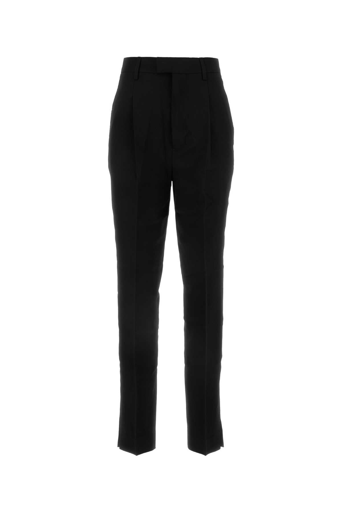 AMI PARIS Refined Wool Trousers for Women - Spring/Summer 2024