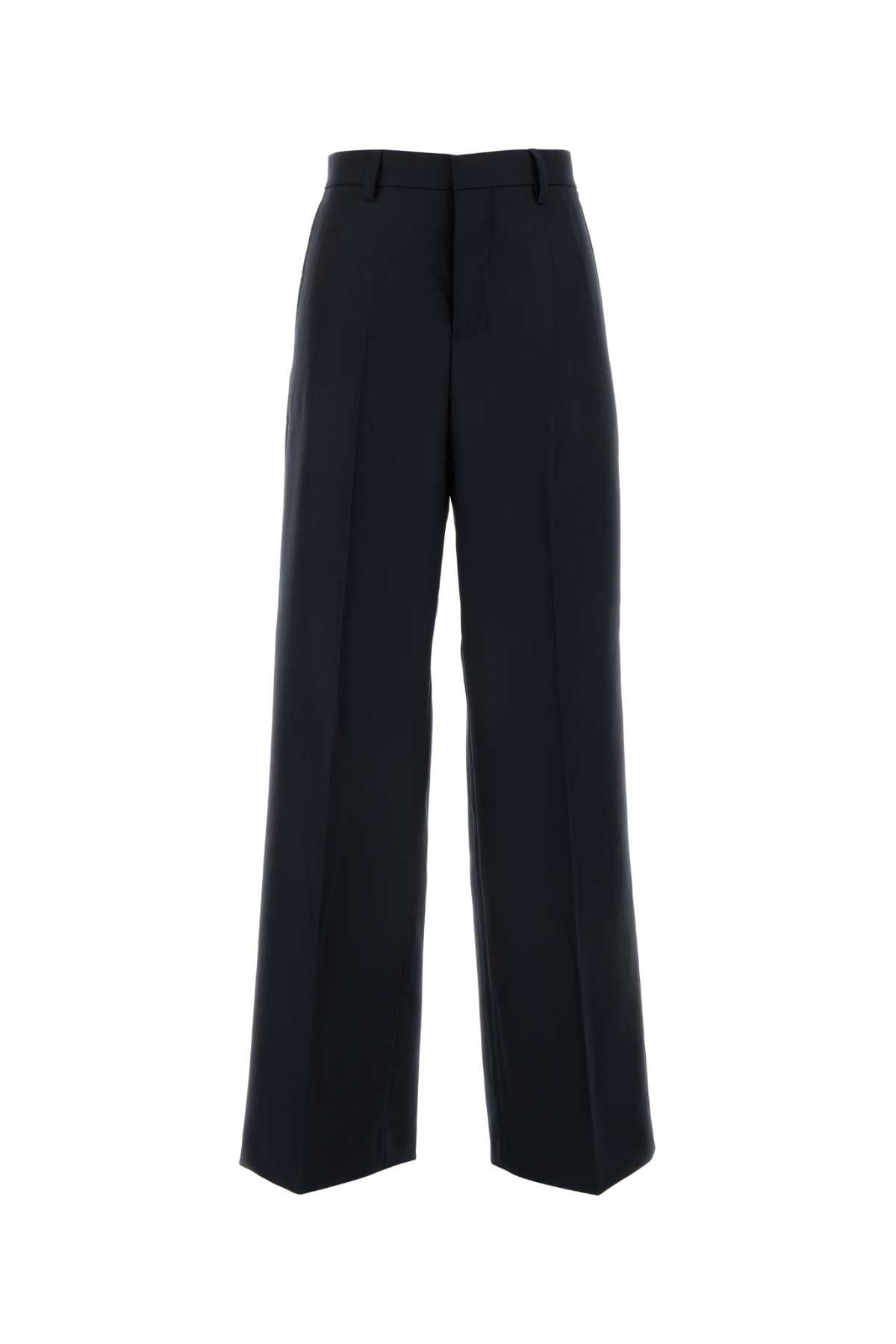 AMI PARIS Women's Large Fit Wool Trousers