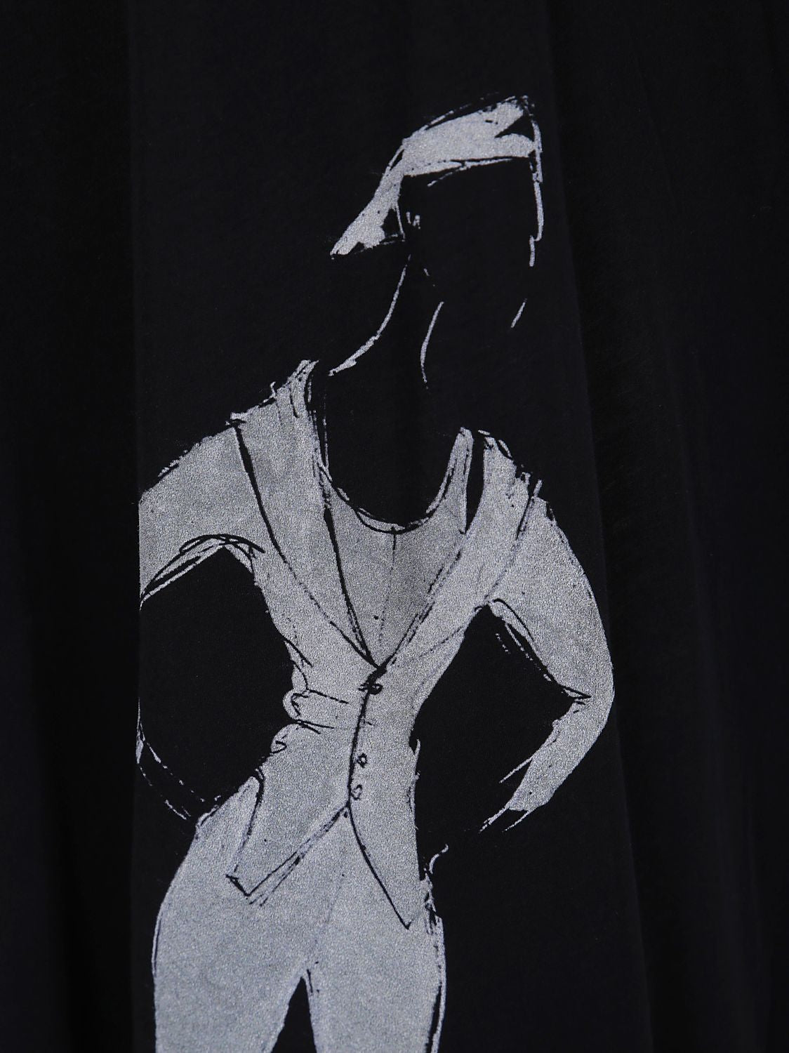 YOHJI YAMAMOTO R-Dessin Mini Dress for Women