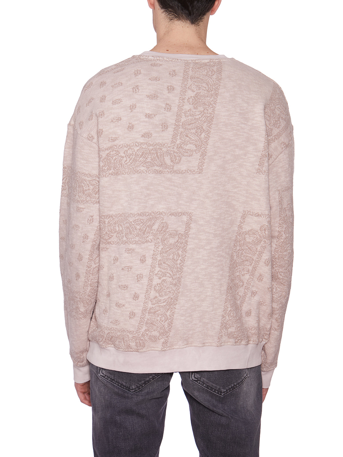 GIORGIO BRATO Bandana Print Crewneck Sweatshirt - Medium