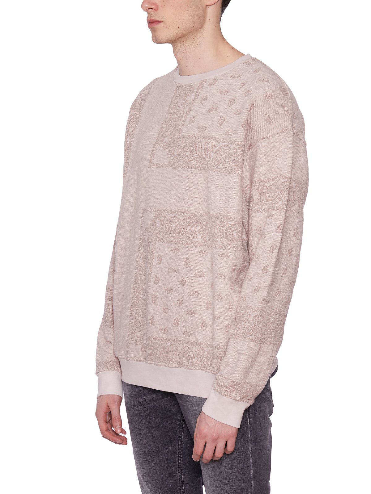 GIORGIO BRATO Bandana Print Crewneck Sweatshirt - Medium