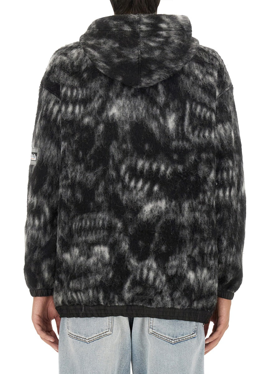 ARIES Oversized Wool Blend Sweatshirt - Size L