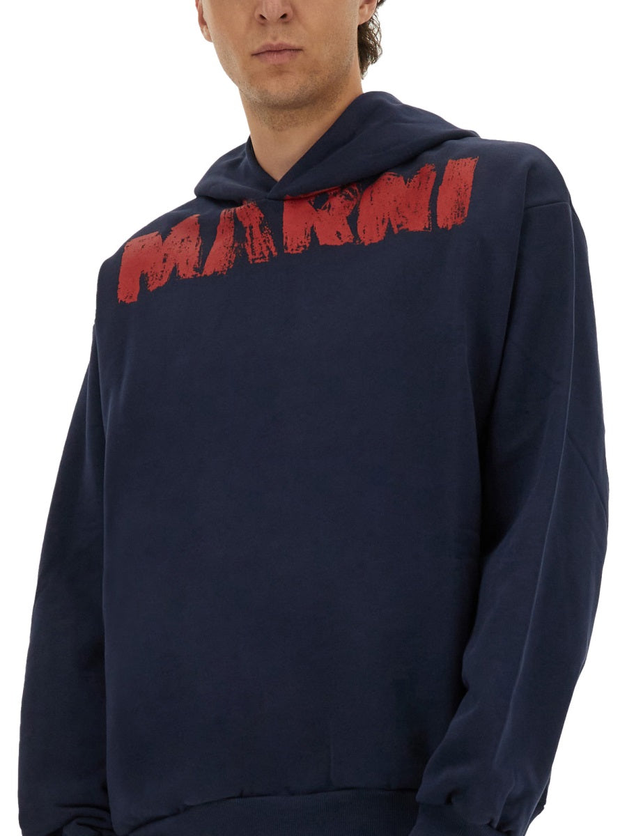 MARNI Knit Sweatshirt with Pocket Lining