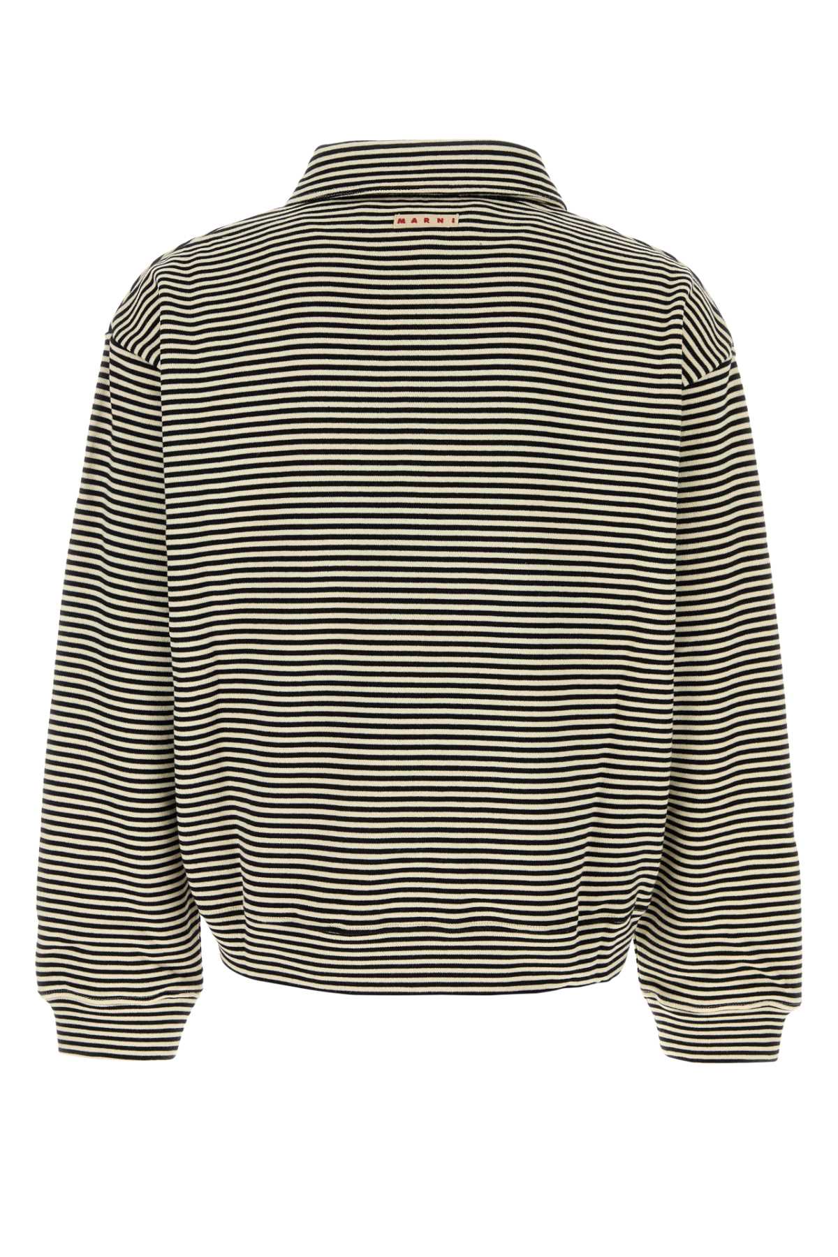 MARNI Embroidered Cotton Polo Shirt - FW25