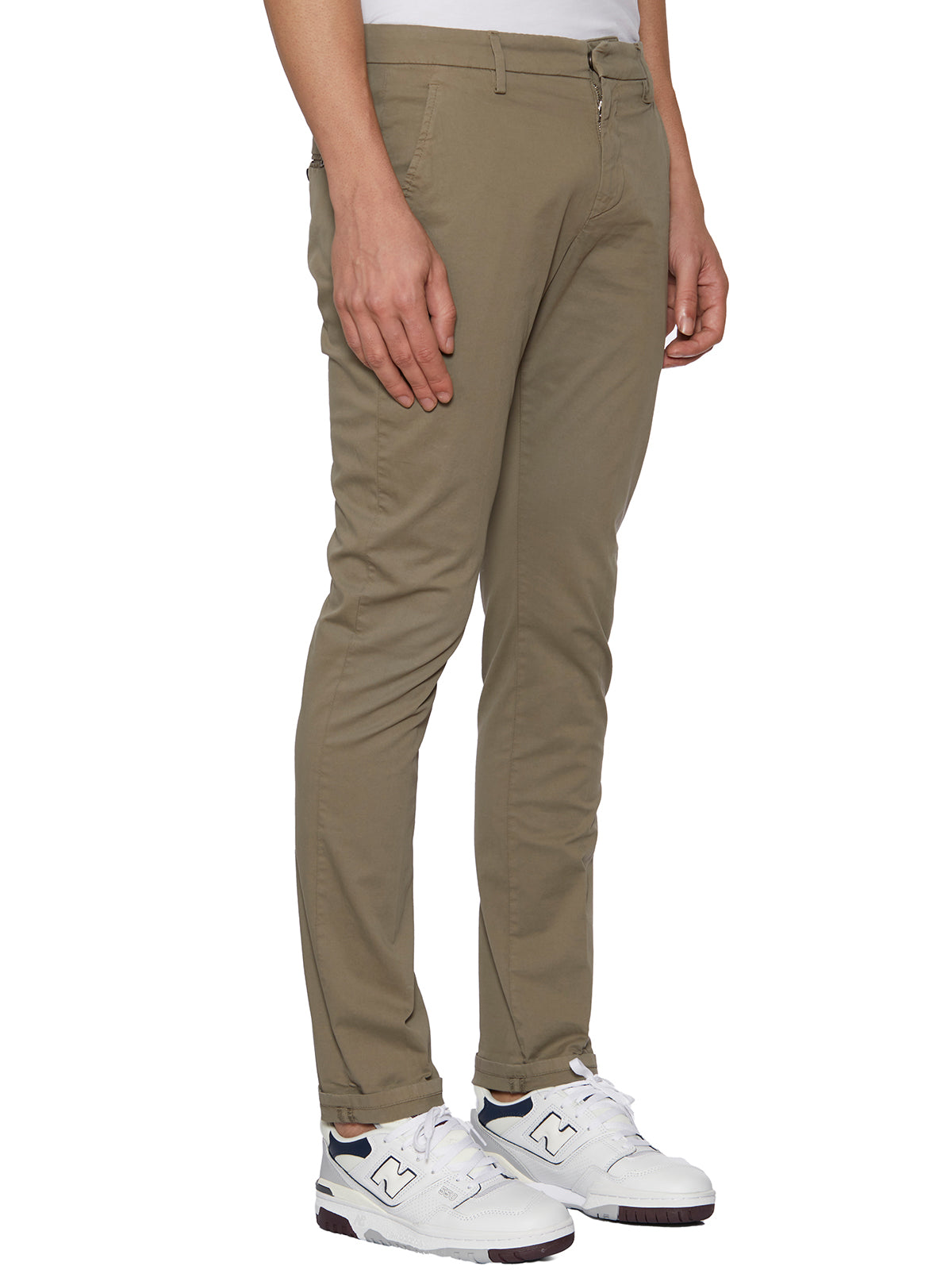 DONDUP Men's Stylish Pants with Button and Zip Closure - Size 32