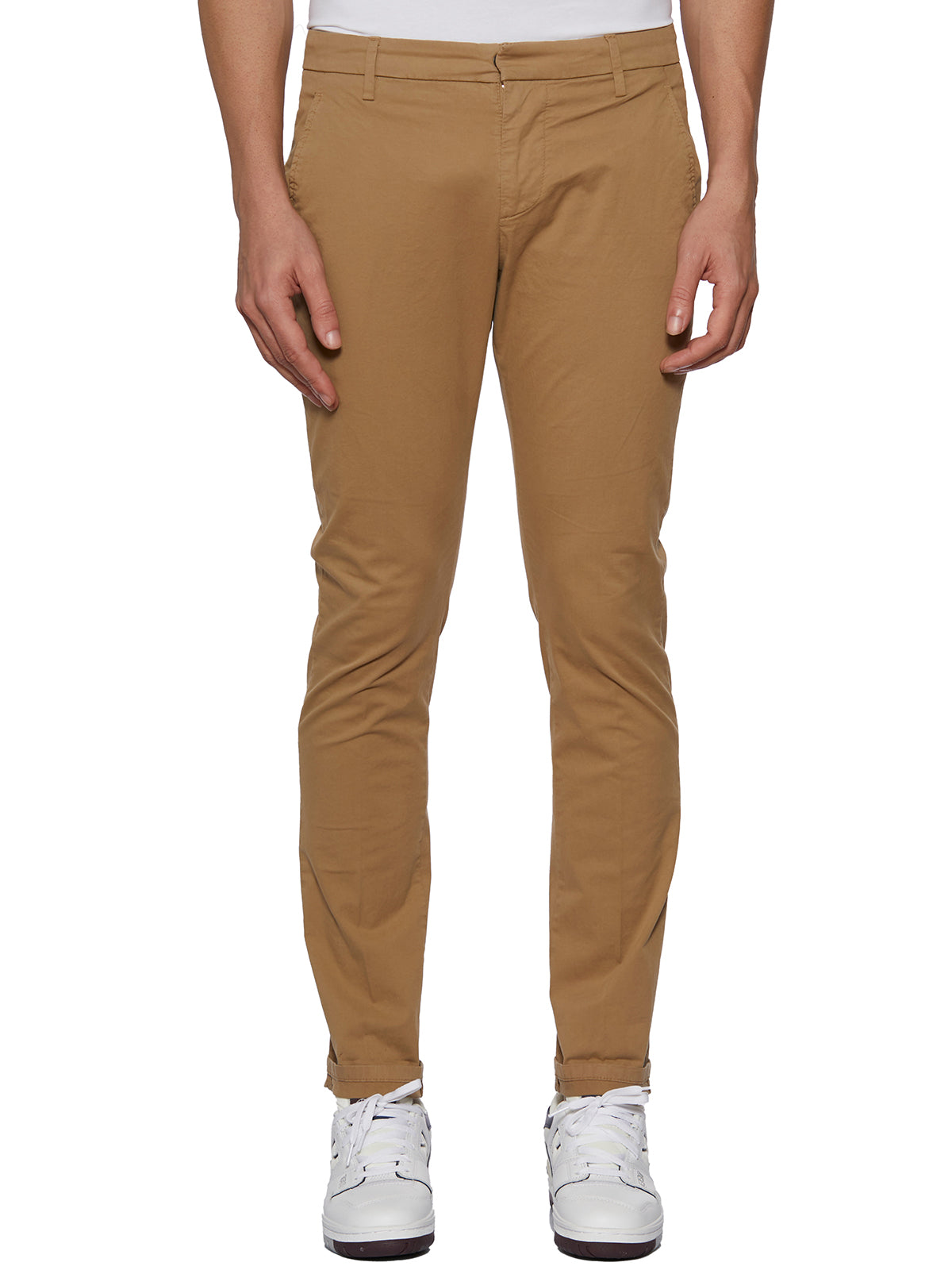 DONDUP Classic Men's Pants with Button and Zip Closure - Size 32