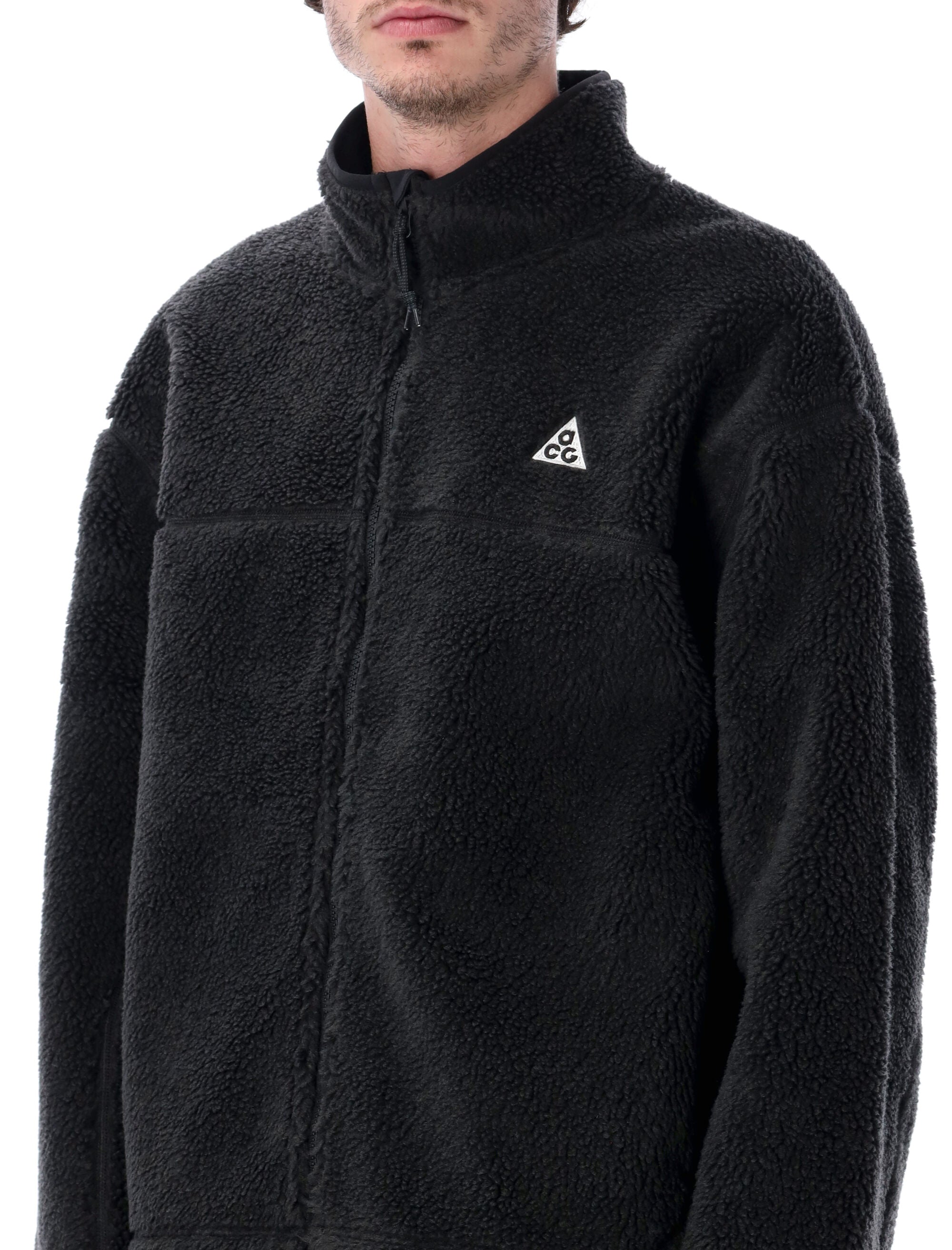 NIKE Men's ACG Canwell Glacier Therma-Fit Windproof Fleece Jacket - Size L