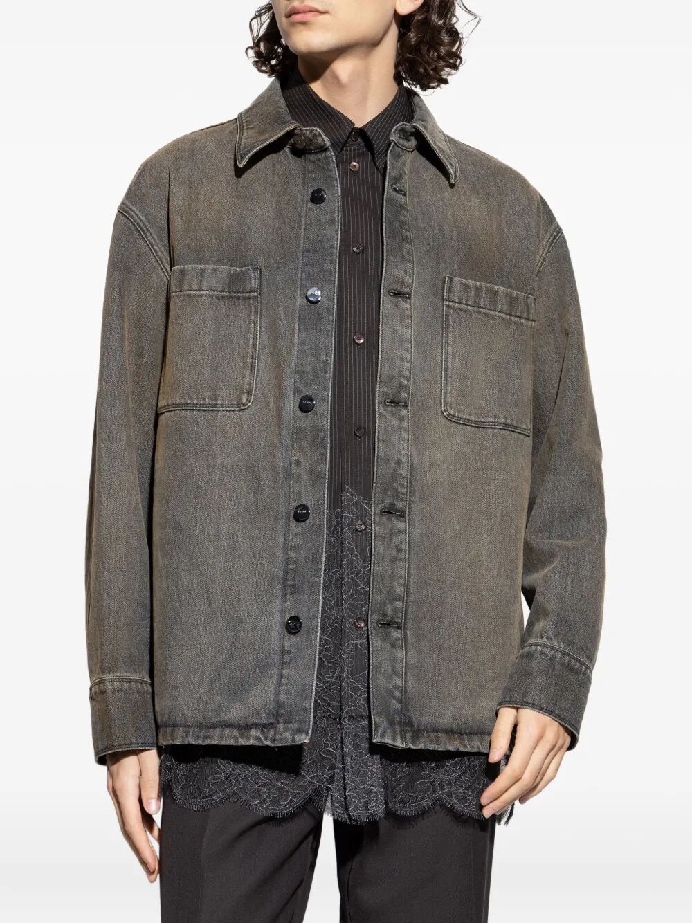 FENDI Iconic Men's Cotton Outerwear Shirt