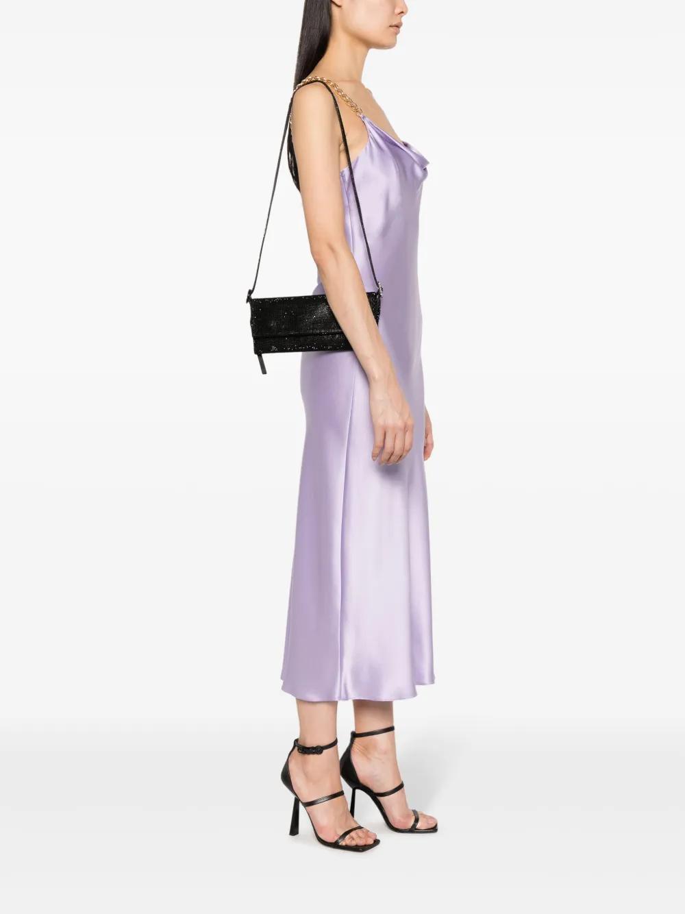 BENEDETTA BRUZZICHES Mini Rhinestone Mesh Handbag