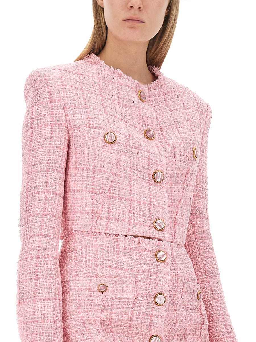 GCDS Mini Cropped Jacket for Women