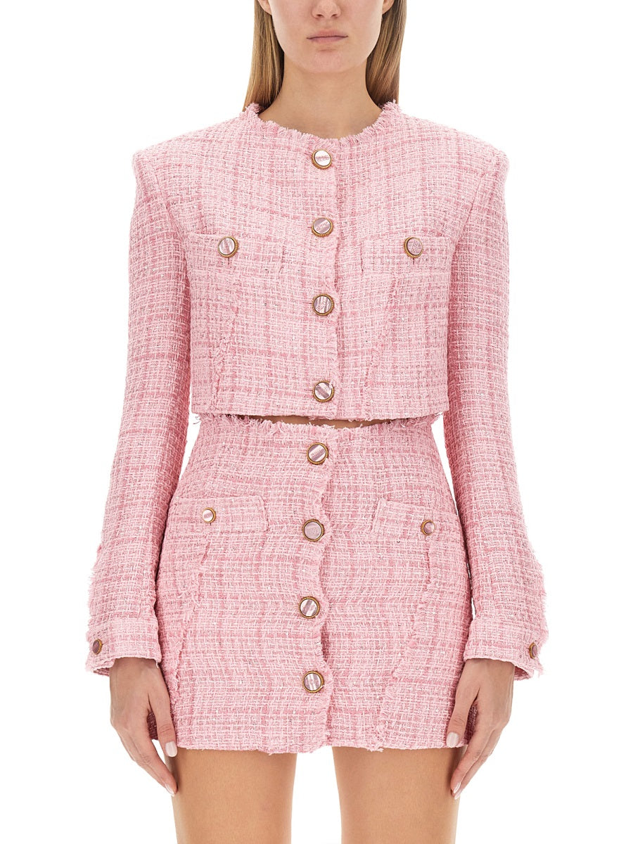 GCDS Mini Cropped Jacket for Women