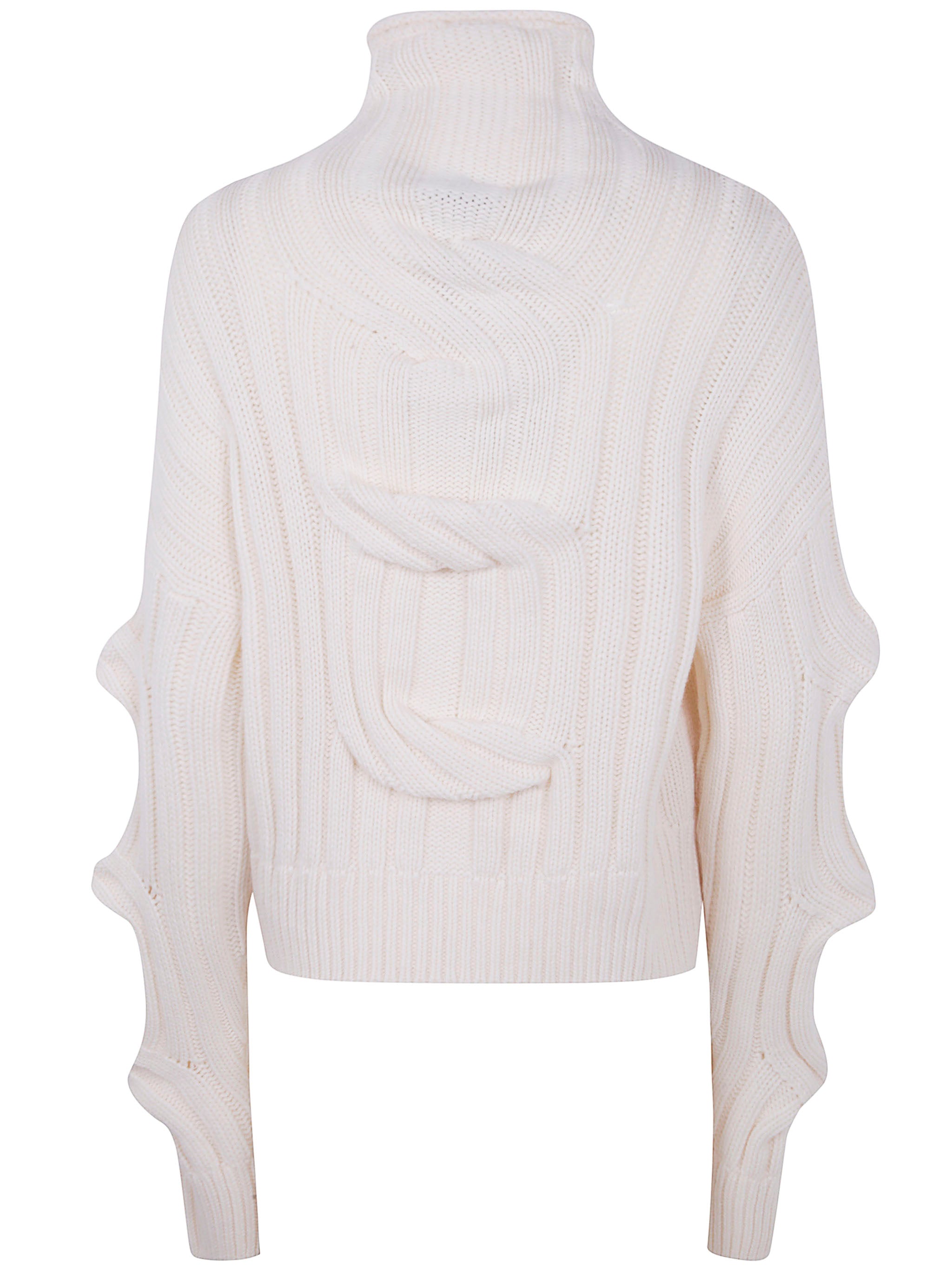 MRZ High Neck 3D Braid Sweater