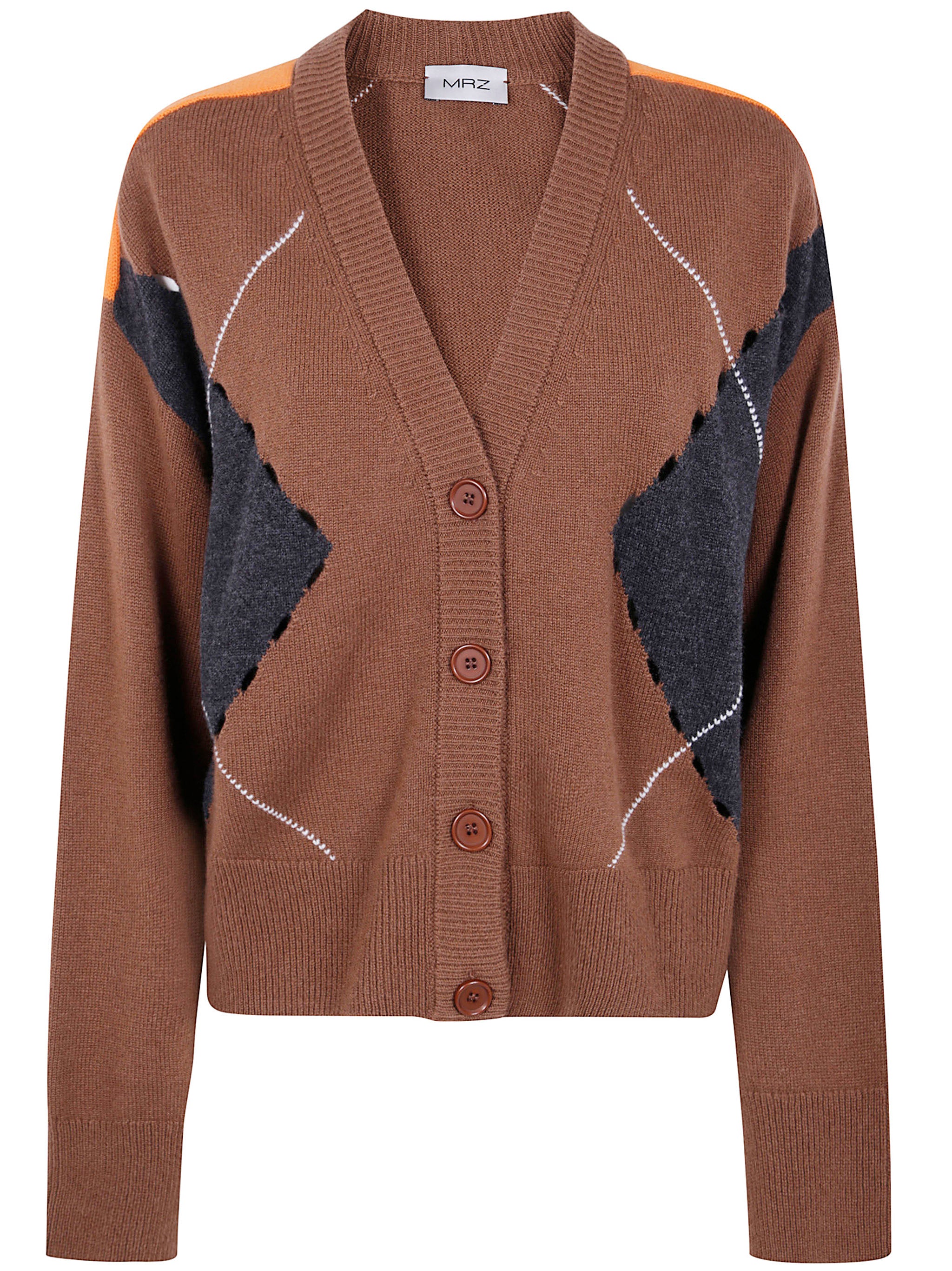 MRZ Intarsia Knit Cardigan for Women