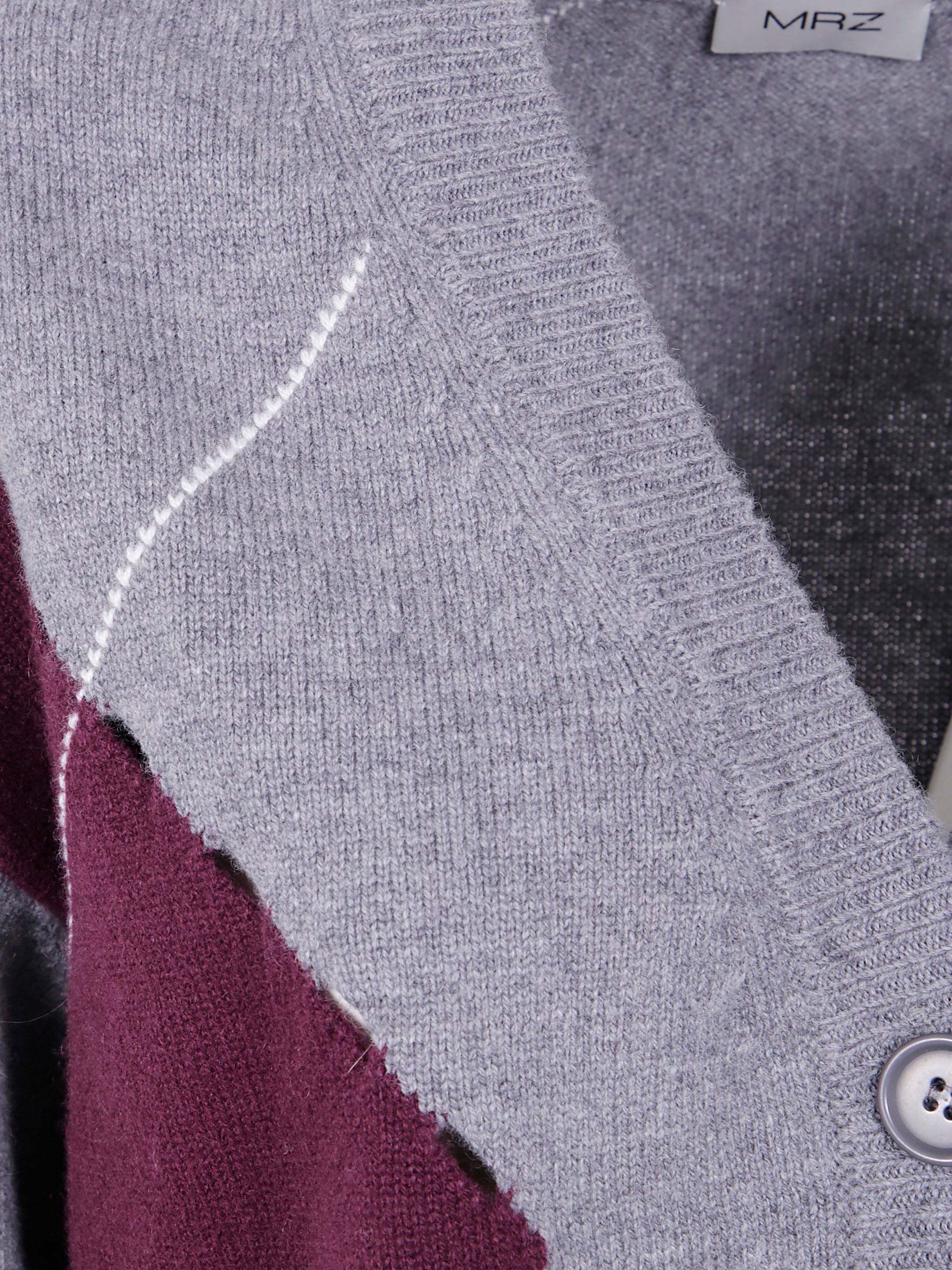 MRZ Intarsia Knit Cardigan for Women