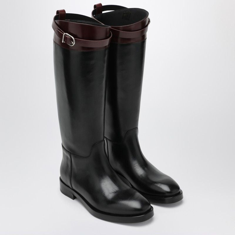 DURAZZI MILANO Two-Tone High Shaft Boots for Women