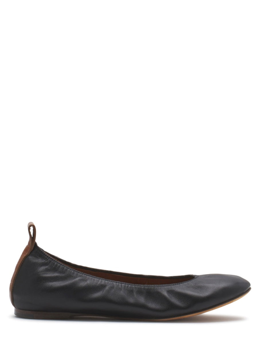 LANVIN Leather Ballerina Flats