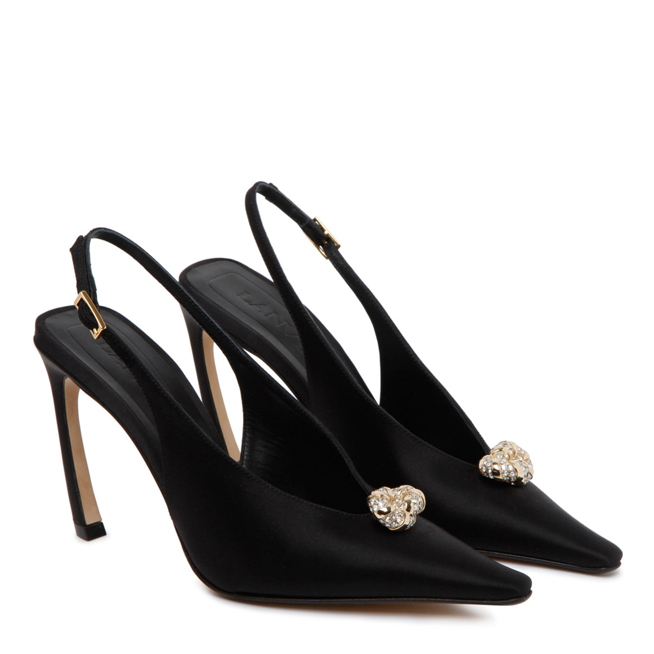 LANVIN Silk Leather Heels for Women