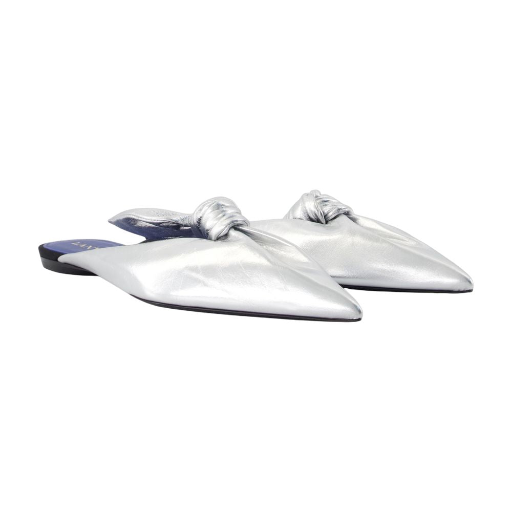 LANVIN Elegant Bow Flat Sandals for Women