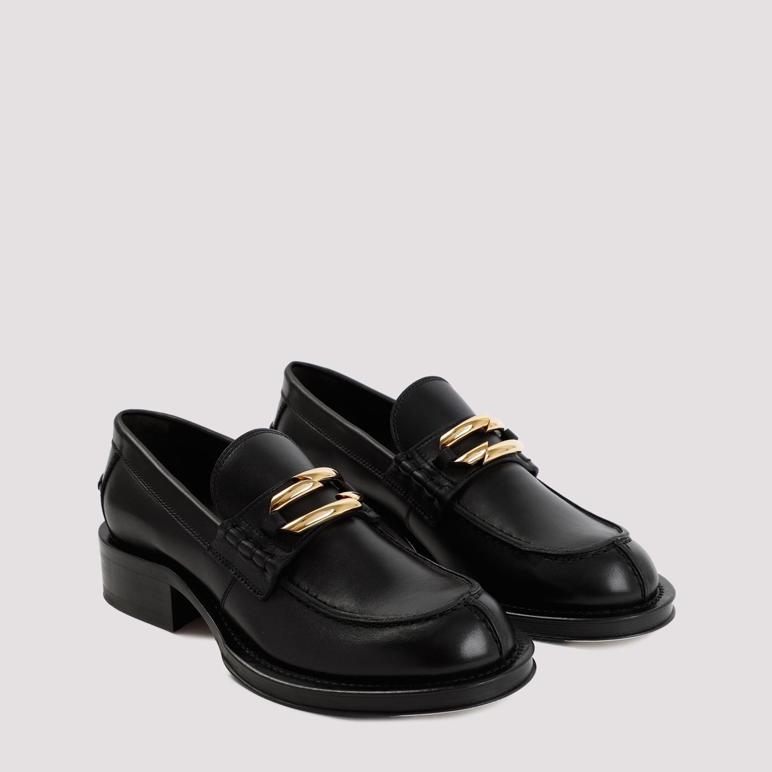 LANVIN Leather Medley Loafers for Women - Size 10