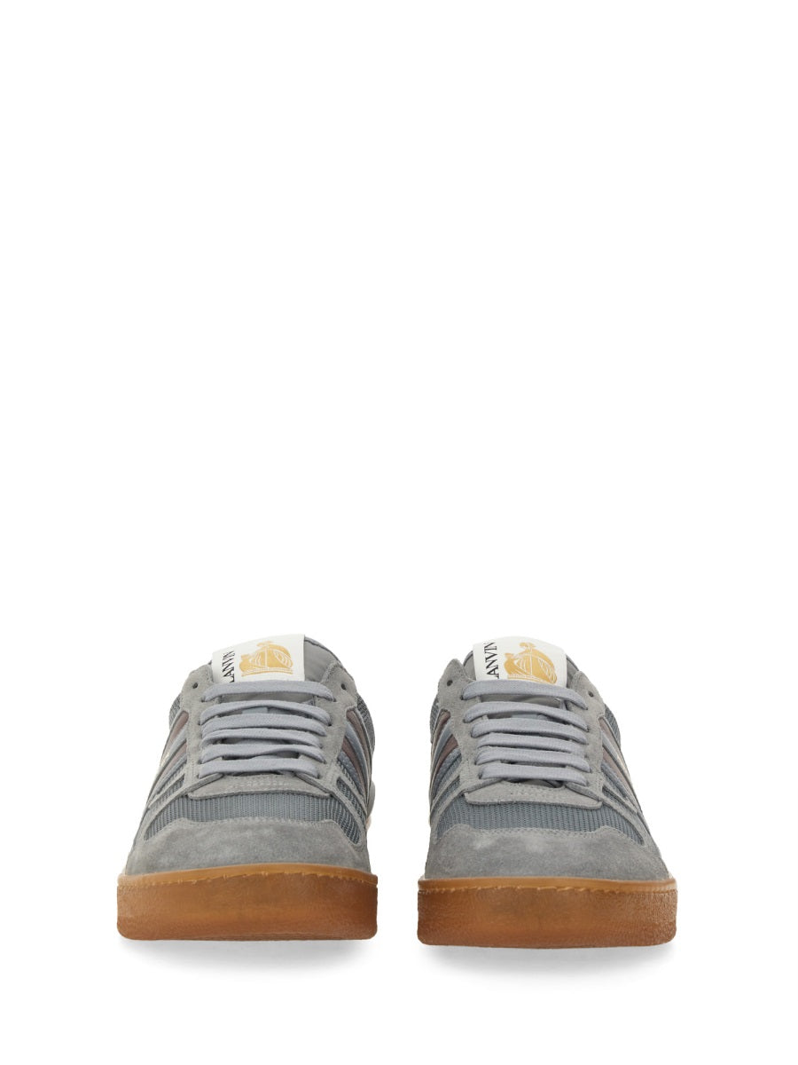 LANVIN Fashion-Forward Mesh, Suede, and Nappa Leather Sneakers for Women