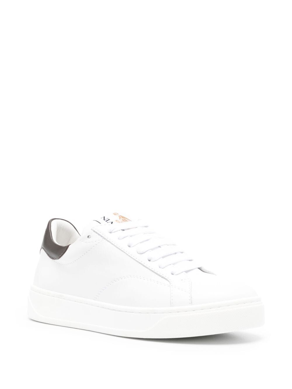 LANVIN Fashion-Forward Sneaker with Contrast Embroideries