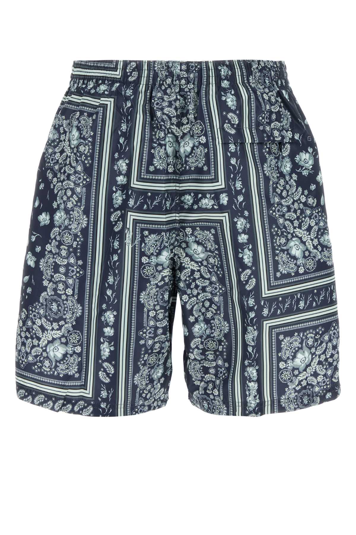 FENDI Printed Polyester Swimming Shorts - Boxer NY Bandana - SS25