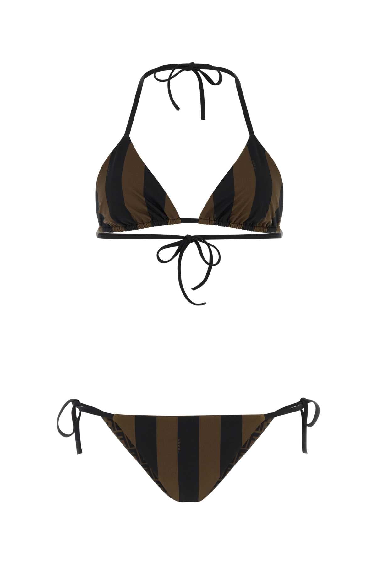 FENDI Printed Lycra® Mini Bikini