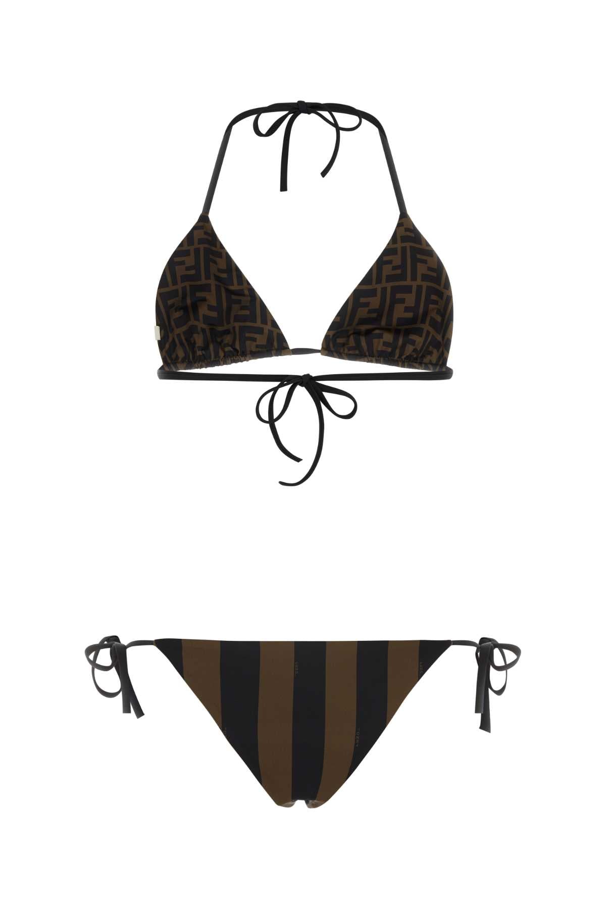 FENDI Printed Lycra® Mini Bikini