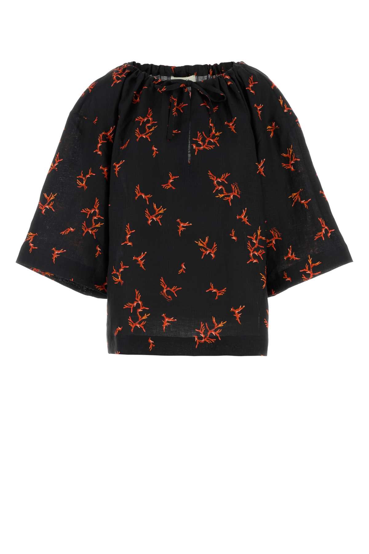 FENDI Printed Linen Blouse for Women