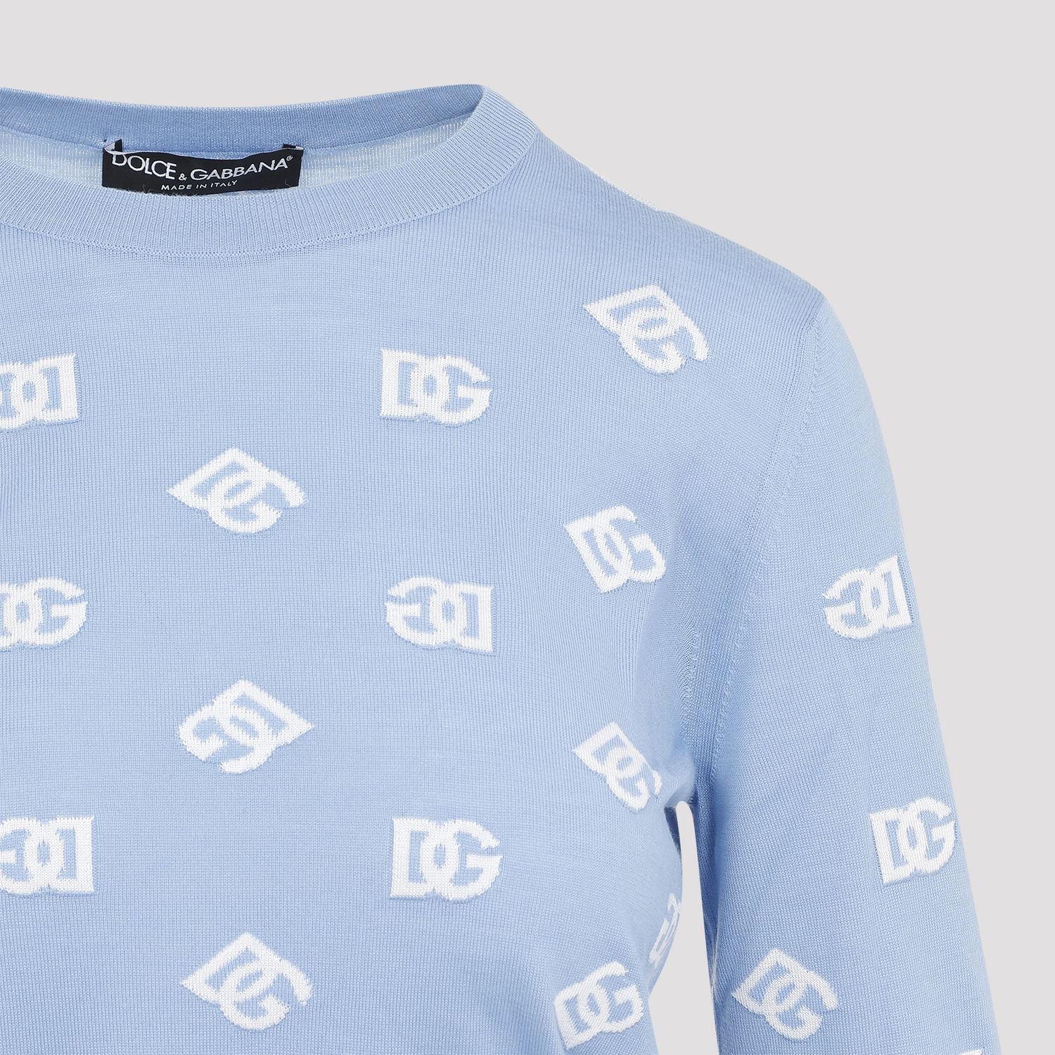 DOLCE & GABBANA Inlaid Logo Jumper for Women - FW24