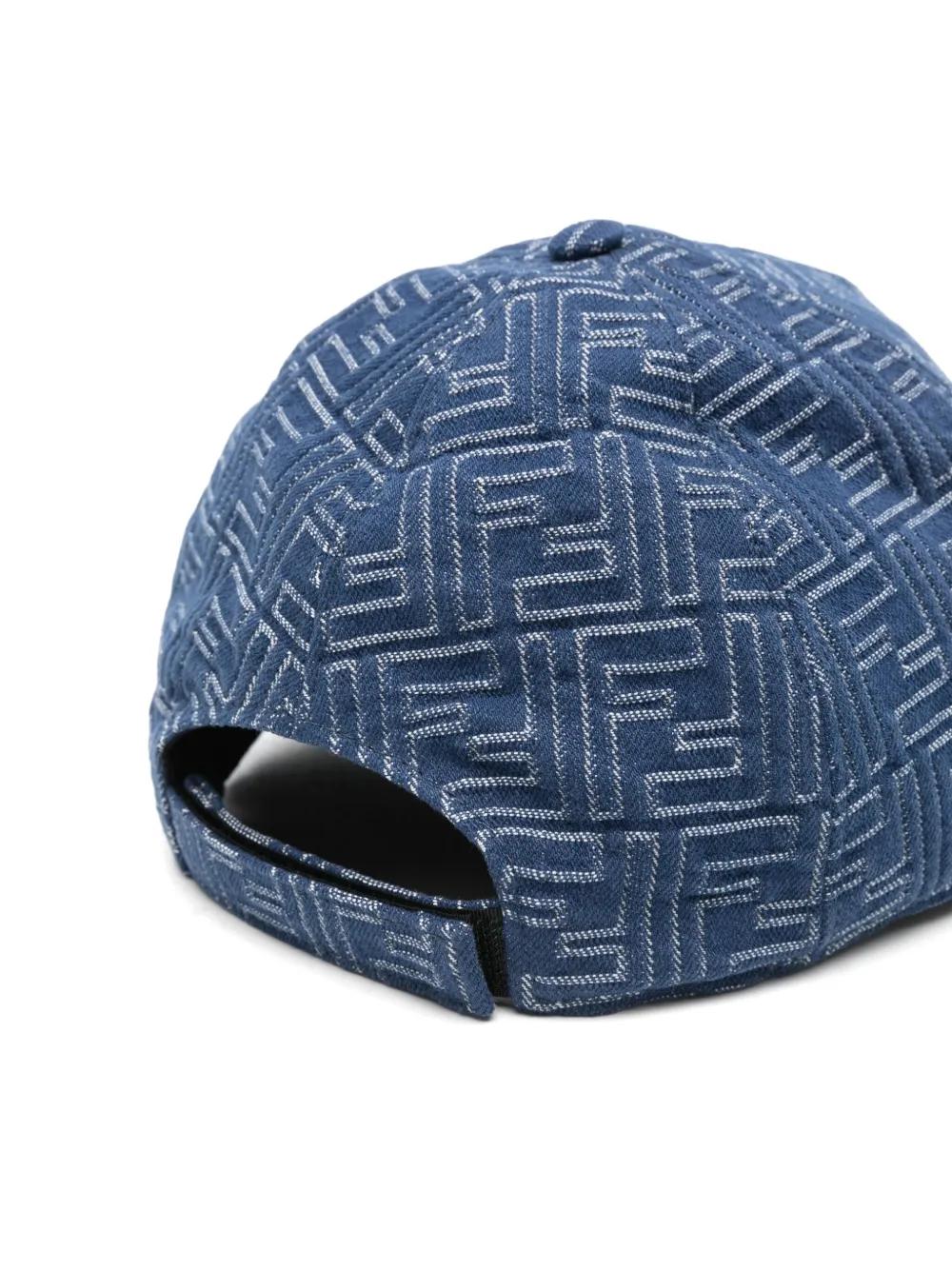 FENDI Adjustable All-Over Logo Baseball Cap