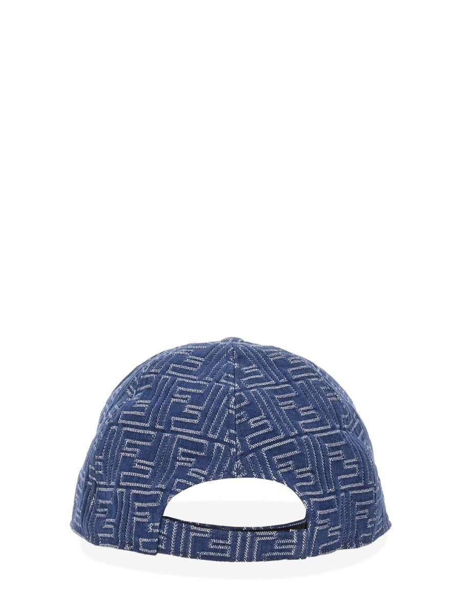 FENDI FF Denim Baseball Cap