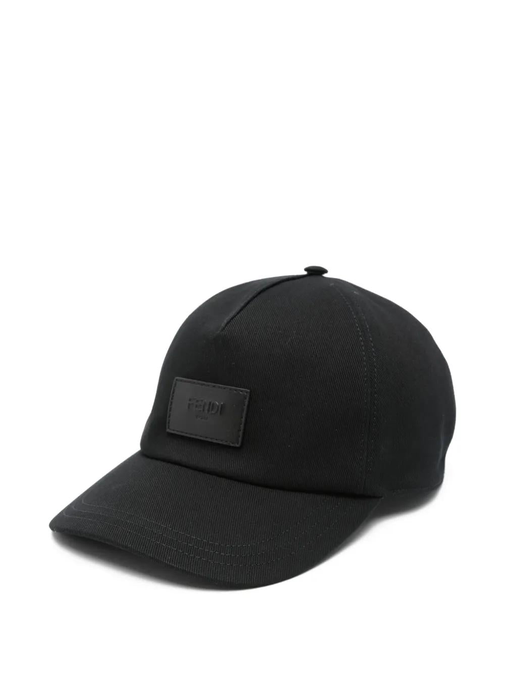FENDI Baseball Cap with Logo Plaque - FW25