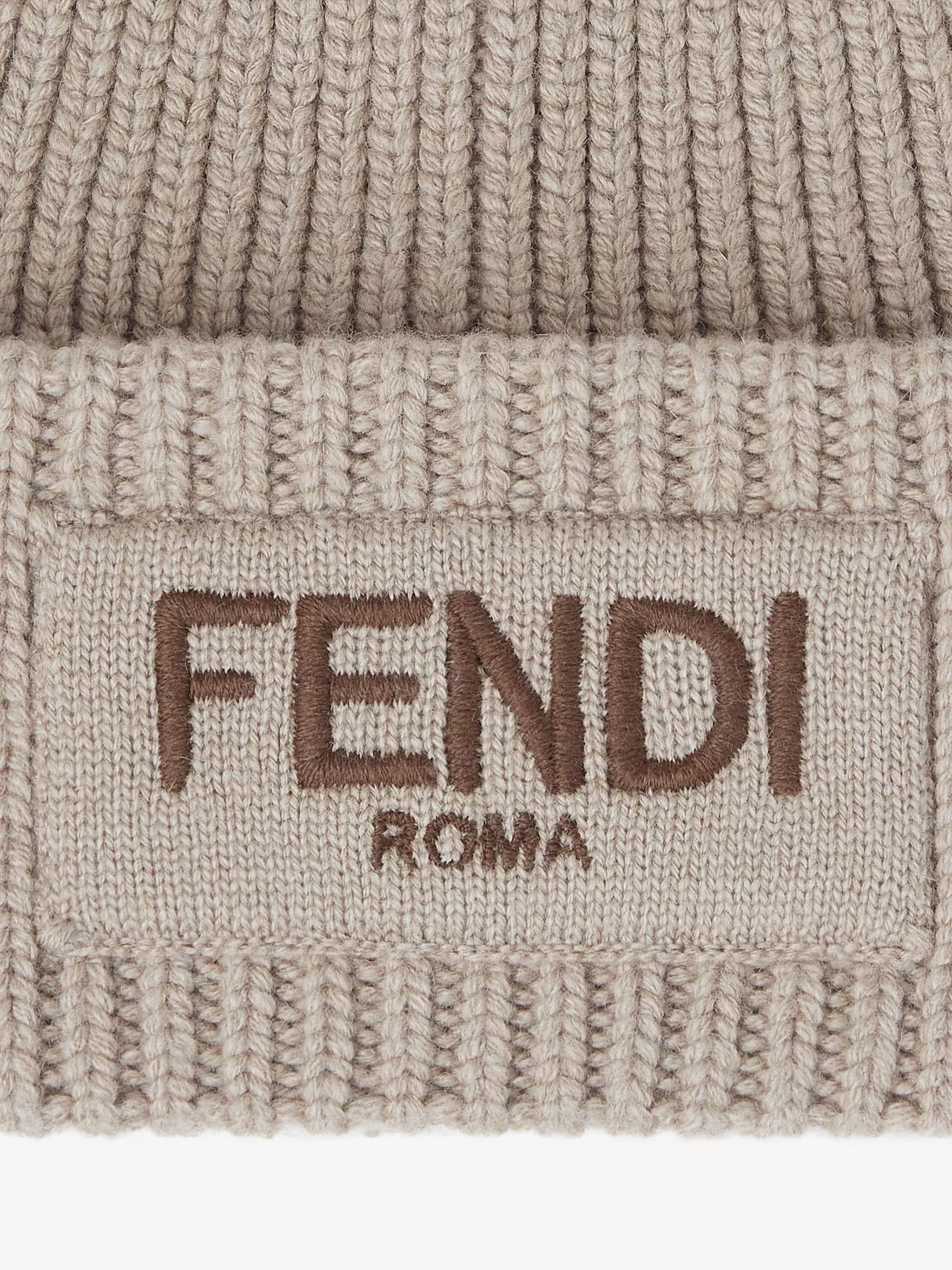 FENDI Wool Beanie for Women - FW25 Collection